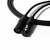 4 Pin DC Power Cable. Neutrik FLEXIBLE XLR Lead. Male to Female. Low voltage